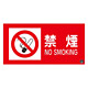 消防標識板 消防サイン標識 250×500×1mm 表示:禁煙 (059101)