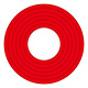 マーキングステッカー PET 100mmφ 10枚1組 カラー:赤 (208503)