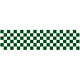 ロール幕 (3800) 市松模様 緑 H600×W7800mm