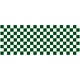 ロール幕 (3846) 市松模様 緑 H900×W7800mm