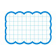 カード 16-4481 抜型カード四角 大 ブルー
