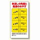 吹流し(372-32)用目安標識 吹き流し角度と風速のめやす (327-19)