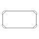 反射看板 補助板 白部反射 200×400 (824-78A)
