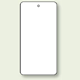 無地板 四角 白 120×60 10枚1組 (886-41)