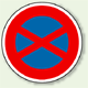 道路標識 (構内用) 駐停車禁止 アルミ 600φ (894-13) (894-13)
