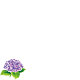 ミニ耐油天紙(100枚入) 紫陽花(W66358)