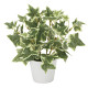 光触媒 人工観葉植物 造花 斑入りアイビ― (高さ23cm)