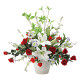 光触媒 人工観葉植物 造花 フラッシュレッド (高さ62cm)