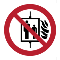 Do not use lift in the event of fire