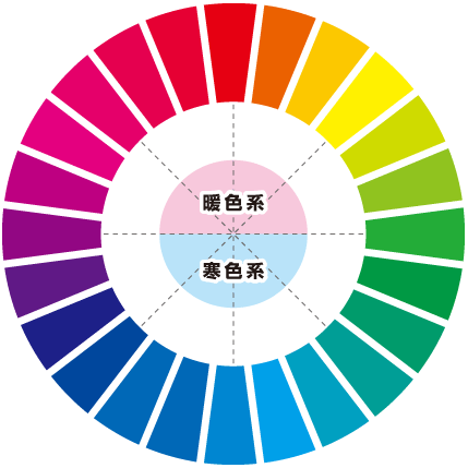 色 ピンク 反対