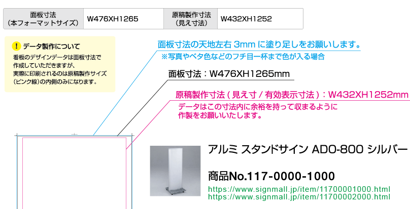 デザインフォーマットの一例