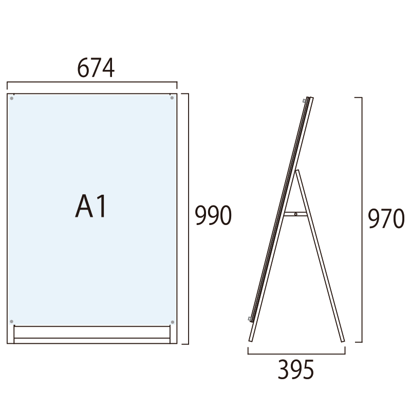 A1ロータイプ片面